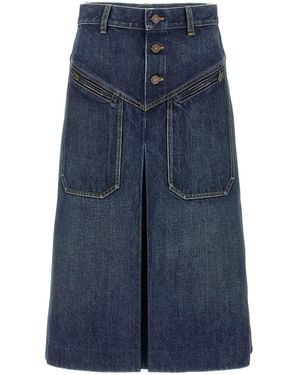 Chloé Jeansrock - Blau