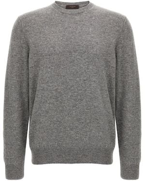 Zanone Jumper 'Giro Slim Fit' - Grey