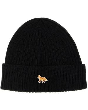 Maison Kitsuné Berretto 'Baby Fox' - Nero