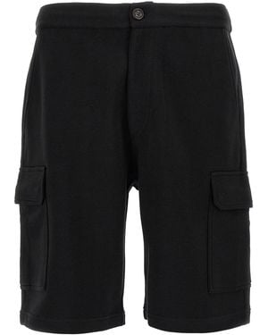 Brunello Cucinelli Cargo Bermuda Shorts - Black