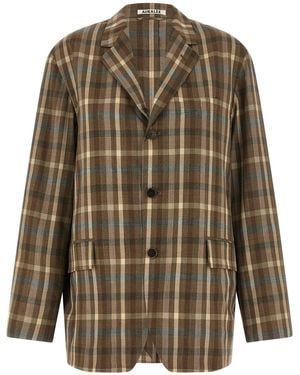 AURALEE Super 130's Wool Blazer - Multicolour