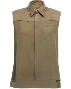 Ami Paris Viscose Shirt - Green
