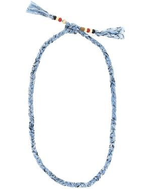 Alanui 'bandana' Necklace - Blue