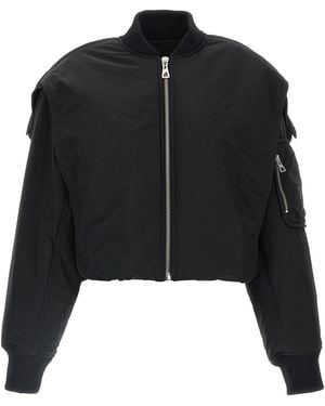 Jean Paul Gaultier 'the Hooded Bomber' Jacket - Black