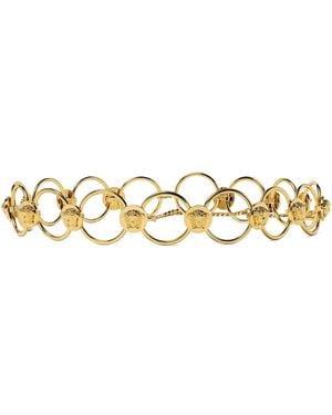 Versace Belt 'La Medusa' - White