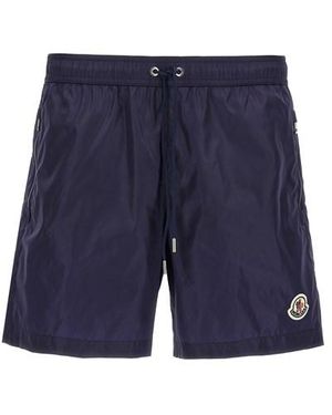 Moncler Costume patch logo - Blu