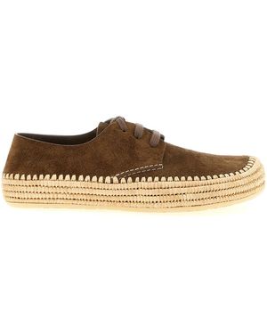 Loewe 'rio' Lace Up Shoes - Brown