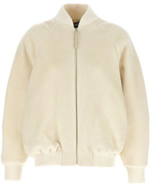Jacquemus 'le Blouson Pilu' Bomber Jacket - Natural