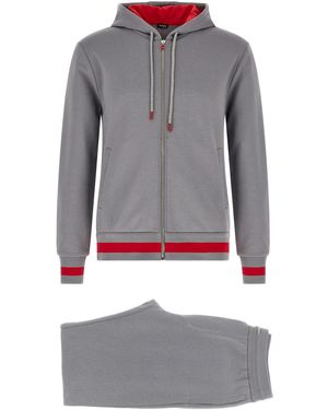 Kiton Cotton Tracksuit - Grey
