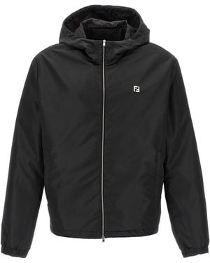 Fendi Blouson Technical Fabric - Black
