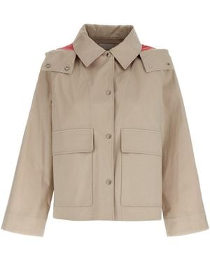 Army by Yves Salomon 'honolulu' Jacket - Natural