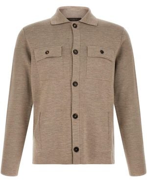 Zanone Cardigan - Natur