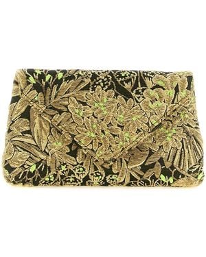 Dries Van Noten 'envelope' Clutch - Metallic