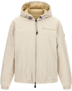 Moncler Berguns Reversible Down Jacket - Natural