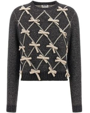 Moschino Maglione Fiocchi - Nero