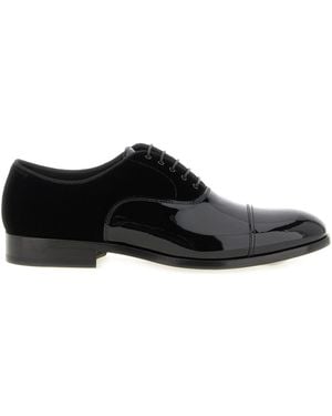 Doucal's Oxford Lace-up Shoes - Black