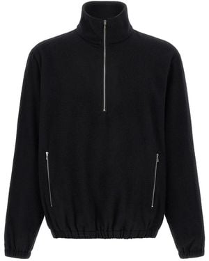 Ssstein Half-Zip Wool And Cashmere Pullover - Black