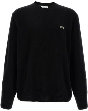 Lacoste Logo Patch Jumper - Black