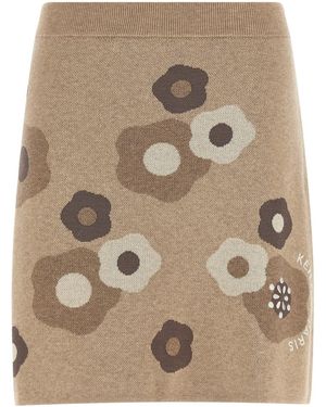 KENZO 'hana Dots' Skirt - Natural