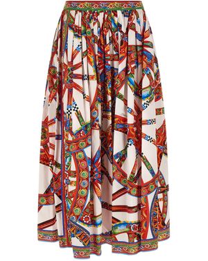 Dolce & Gabbana 'carretto' Skirt - Red