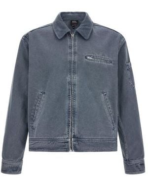 A.P.C. Giacca 'Alexis' - Blu