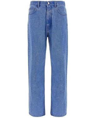 Marni Jeans 'Bleached Coated' - Blu