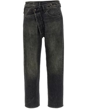 R13 Jeans 'Crossover' - Grigio