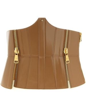 Elisabetta Franchi Bustier Belt - Brown