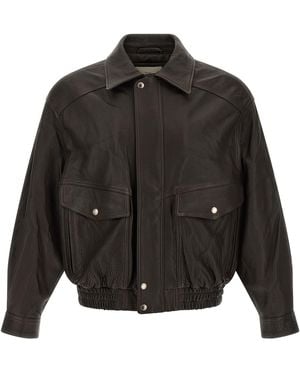 DUNST Vintage Leather Jacket - Black
