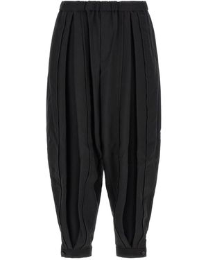 Comme des Garçons Barrel Leg Trousers - Black