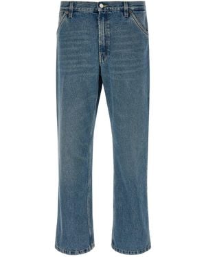 Prada Regular Washed Denim Jeans - Blue