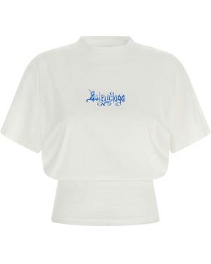 Balenciaga 'sketchy' Top - White