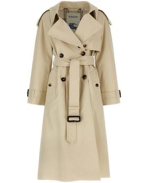 Burberry 'fitzrovia' Trench Coat - Natural