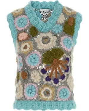 Ganni 'dreamy Floral' Vest - Multicolour