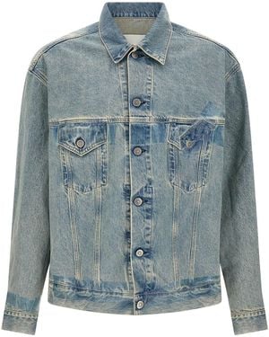 Maison Margiela 'taped' Jacket - Blue
