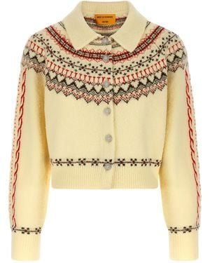Guest In Residence 'cloud Chalet' Cardigan - Metallic