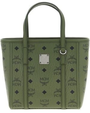 MCM 'toni' Mini Shopping Bag - Green