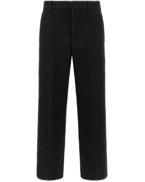 Gucci Hose Aus Bouclé-Wolle - Schwarz