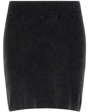Alexander Wang Chenille Skirt - Black