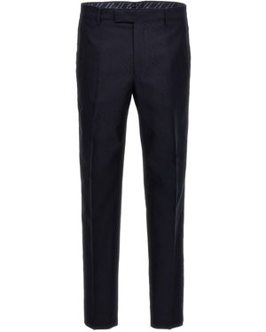 Etro Jacquard Trousers - Blue