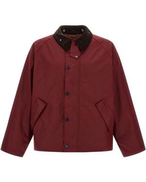 Barbour 'os Transport' Jacket - Red
