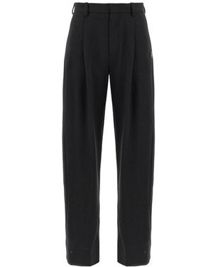 Moncler Genius Tailored Trousers Nero-Donna