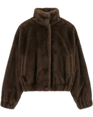 Weekend by Maxmara 'wkdanemone' Eco-fur Jacket - Brown