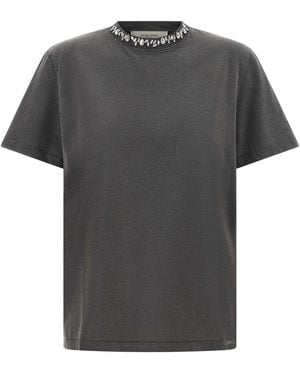 Golden Goose Cabochon Crystal T-shirt - Grey