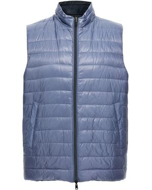 Herno Reversible Vest - Blue