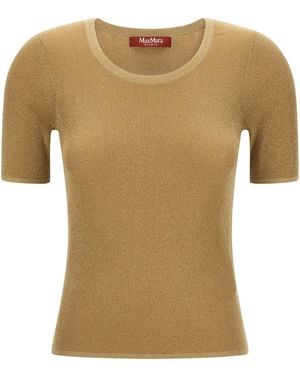 Max Mara T-Shirt "Mstsequoia" - Natur