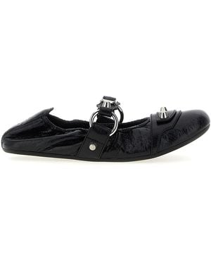 Balenciaga 'city' Ballet Flats - Black