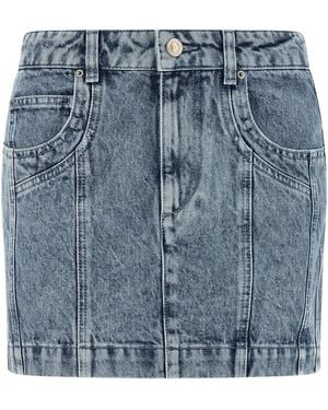 Isabel Marant 'Juana' Denim Skirt - Blue