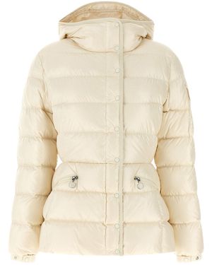 Moncler 'barante' Down Jacket - Natural
