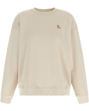 Maison Kitsuné 'Chillax Fox' Sweatshirt - White